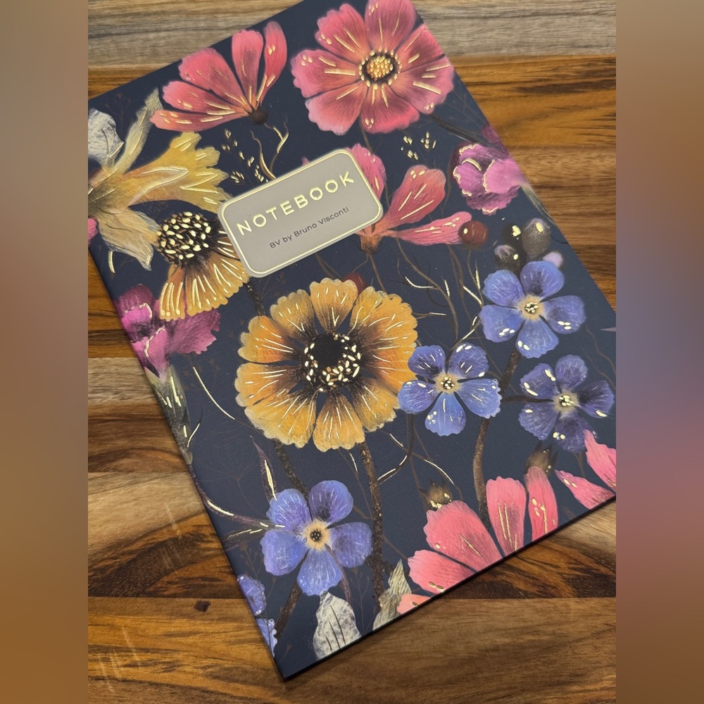 3 for $15 Bruno Visconti Soft Touch Spring Bloom Notebook Journal A5 NEW
